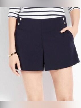 Ann Taylor Nautica Shorts Navy Blue Size 0